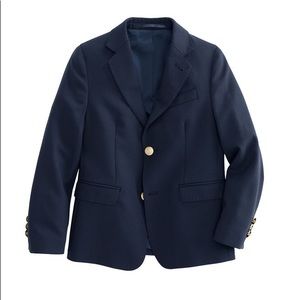 Boys Stretch Navy Blazer